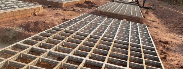 Fondations et ferraillage d’un bâtiment modulaire